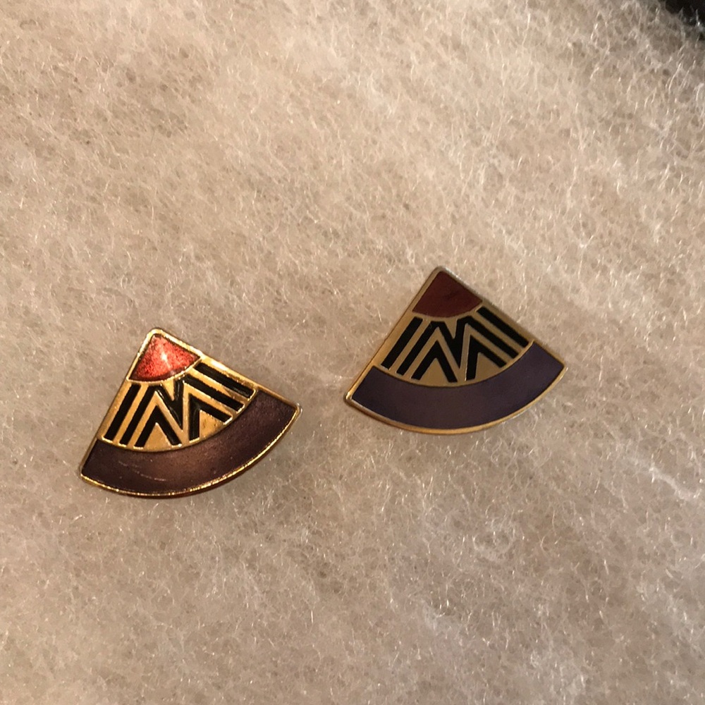 Vintage Laurel Burch signed-earrings